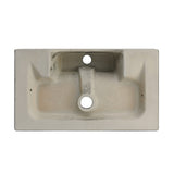 Claire 22" Rectangle Wall-Mount Bathroom Sink in Matte Black