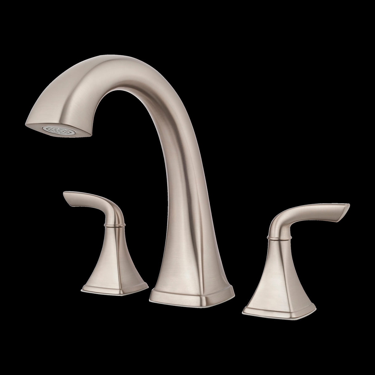 Bronson 2-Handle Complete Roman Tub Trim in Brushed Nickel
