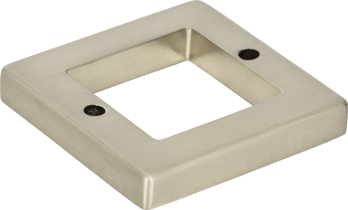 Atlas Homewares Tableau Square Base 1 7/16 Inch Brushed Nickel