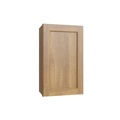 Brooklyn Fawn Single Door Wall Cabinet - 21" W x 42" H