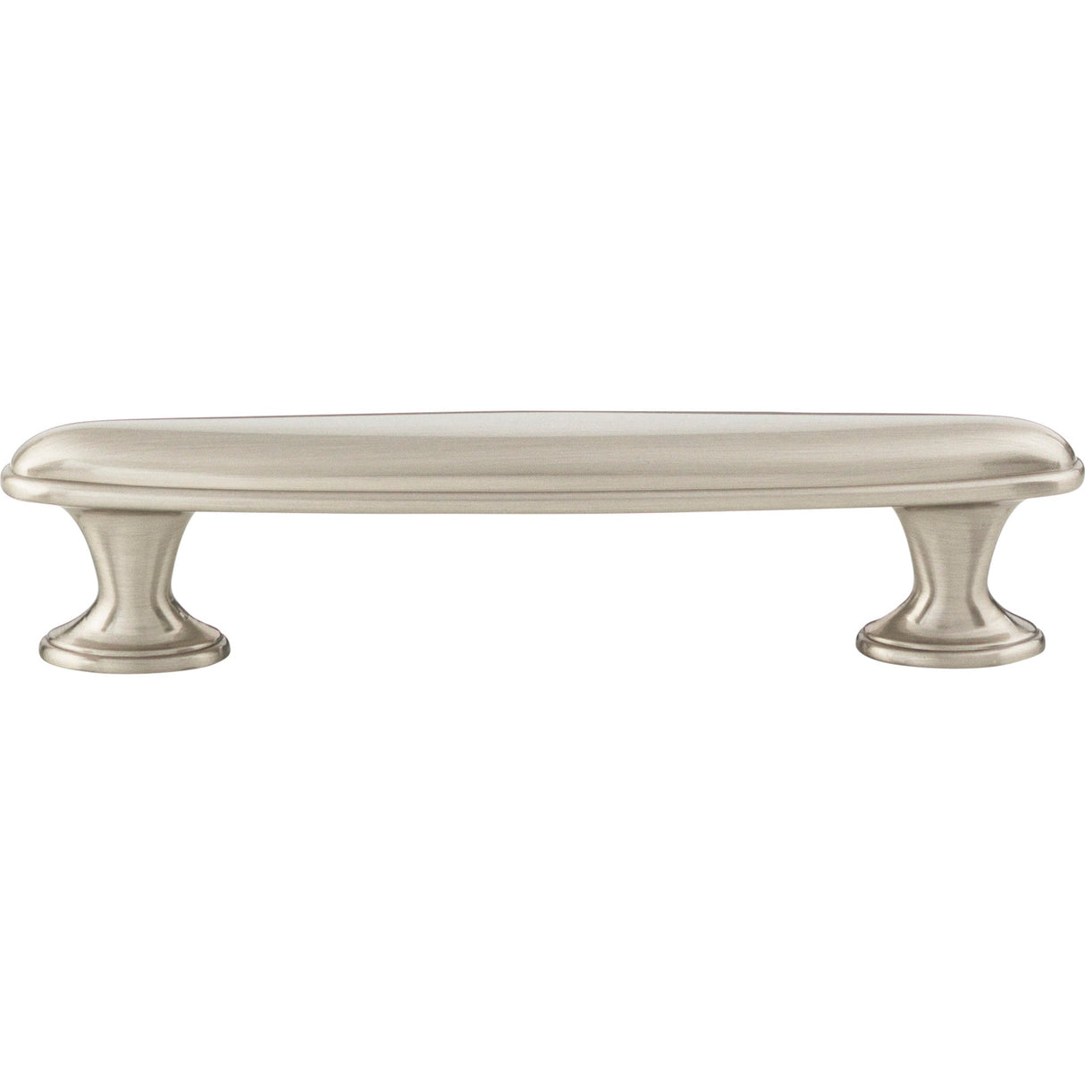 Atlas Homewares Austen Oval Pull 3 3/4 Inch (c-c) Brushed Nickel