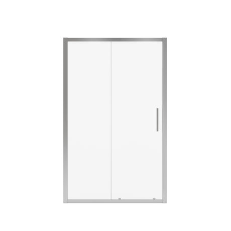 MAAX 135241-900-084-000 Connect 43 ½-45 x 72 in. 6mm Sliding Shower Door for Alcove Installation with Clear glass in Chrome