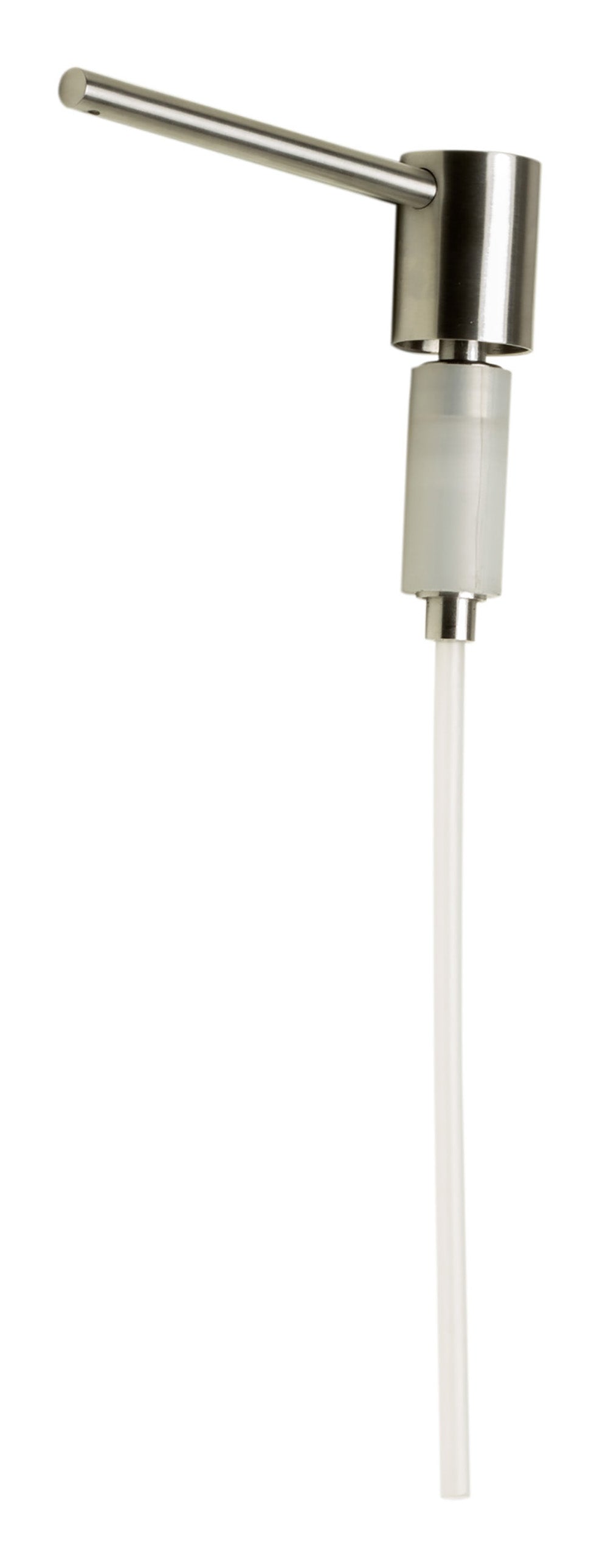 ALFI brand AB5006-BSS Modern Round Brushed Stainless Steel Soap Dispenser