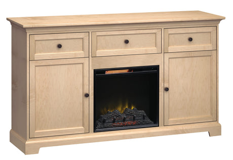 Howard Miller 72" Wide / 41" Extra Tall Fireplace Console FT72B
