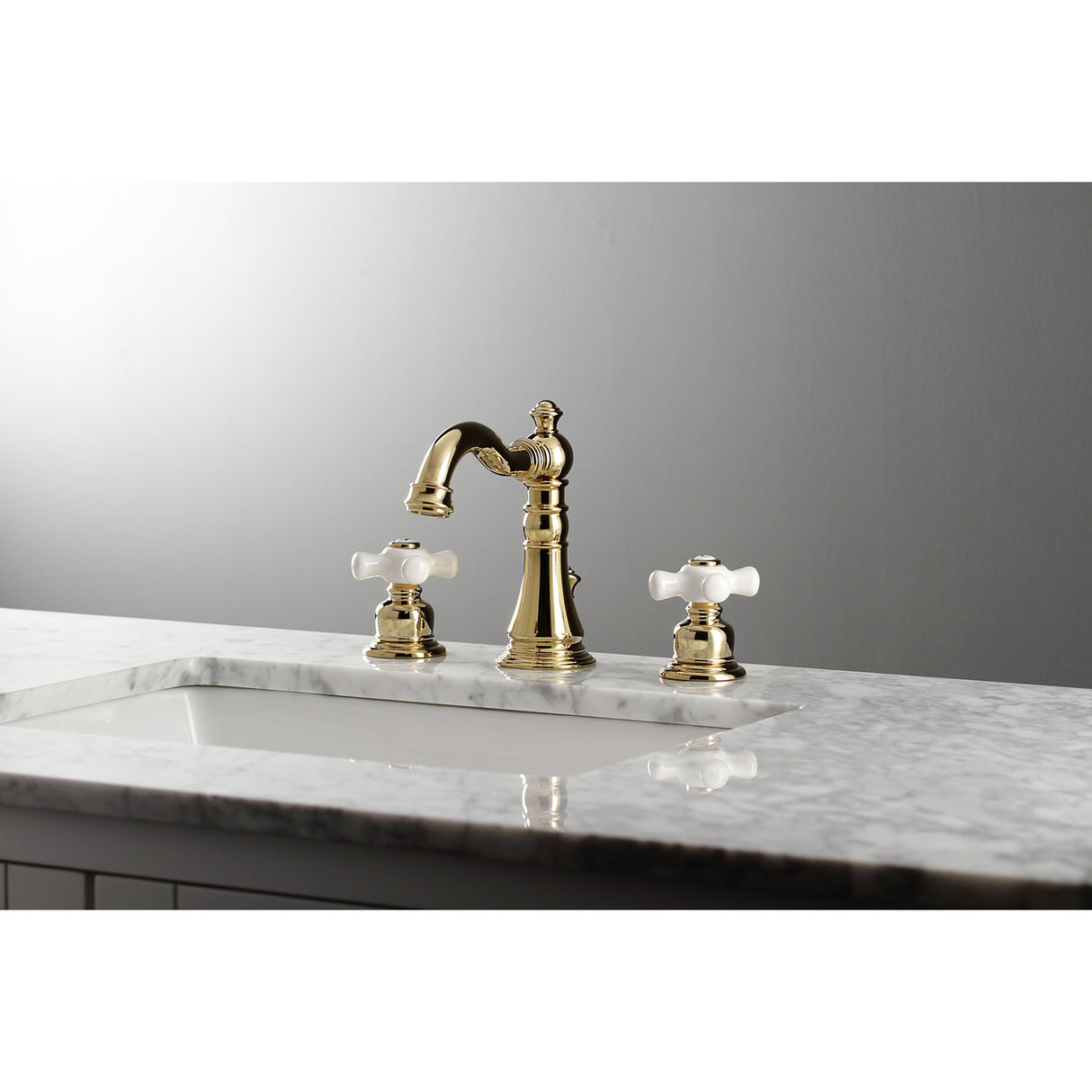 Fauceture FSC1972PX American Classic Widespread Bathroom Faucet, Polished Brass