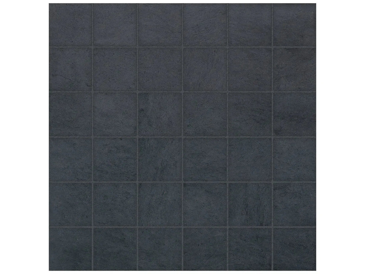 Anatolia Tile 2X2 Matte Black Cinq 36 Piece Ceramic Mosaics. 1 Sheet = 1.16 Sq. Ft. 4001-0006-0 (46-192) Black 2x2 - premium natural stone mosaic tile from Anatolia Tile, available at PoshHaus showroom in Keene, NH
