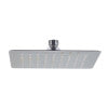 ALFI brand RAIN8S-PSS Solid Polished Stainless Steel 8" Square Ultra Thin Rain Shower Head