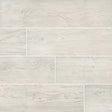 MSI Wood Collection caldera blanca glazed NCALBLA8X47 porcelain floor wall tile 8x47 product shot multiple planks angle view