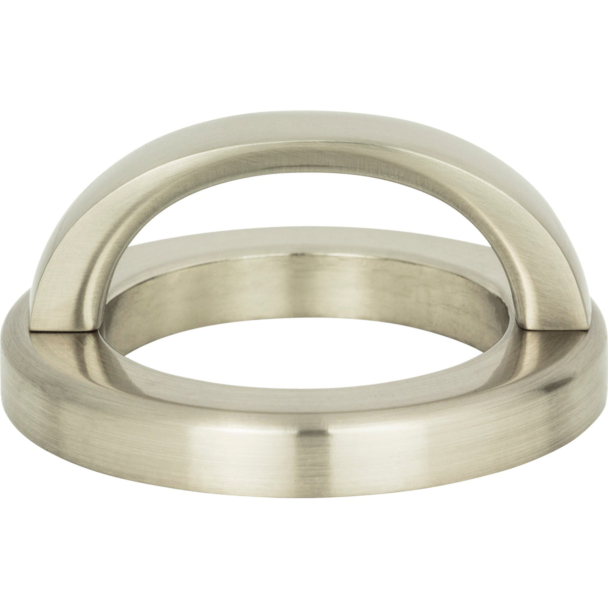 Atlas Homewares Tableau Round Base and Top 1 13/16 Inch (c-c) Brushed Nickel