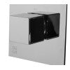 ALFI brand AB2901-PC Polished Chrome Concealed 4-Way Thermostatic Valve Shower Mixer /w Square Knobs