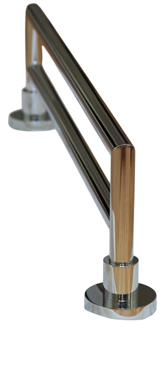 Blu Y1T9902 18 inch dual towel bar chrome