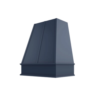 Brooklyn Midnight Tapered Hood with Strapping Flat Trim - 30" W x 36" H