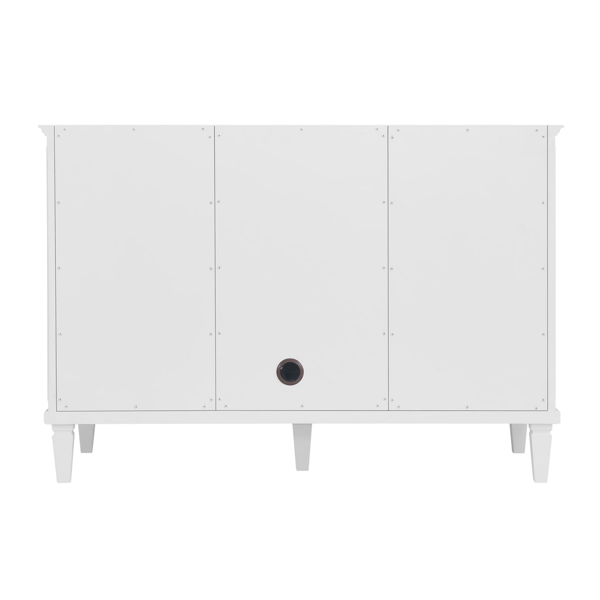 Lorelai 48" Single Vanity, Bright White w/ 3 CM Victorian Silver Silestone Top