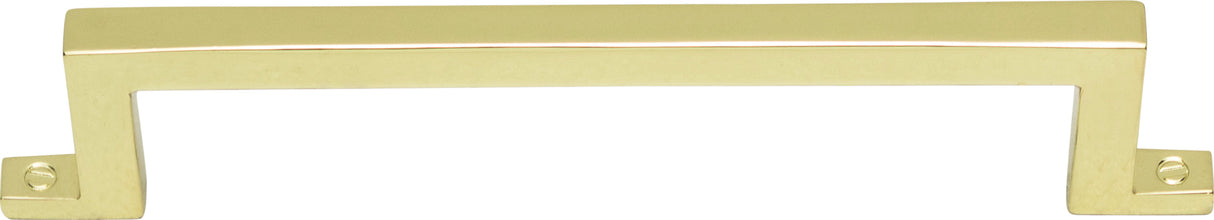 Atlas Homewares Campaign Bar Pull 5 1/16 Inch (c-c) Polished Brass