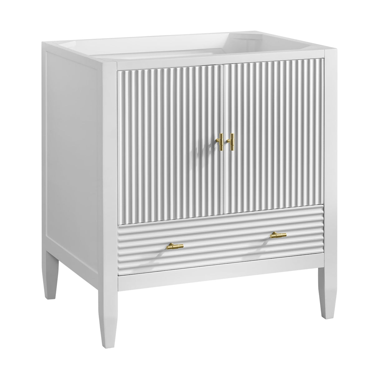 Myrrin 30" Single Vanity Cabinet, Bright White
