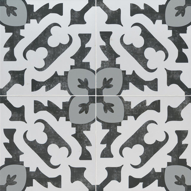 MSI encaustic collection 8x8 matte glazed porcelain floor wall tile NBRI8X8 product shot multiple tiles angle view