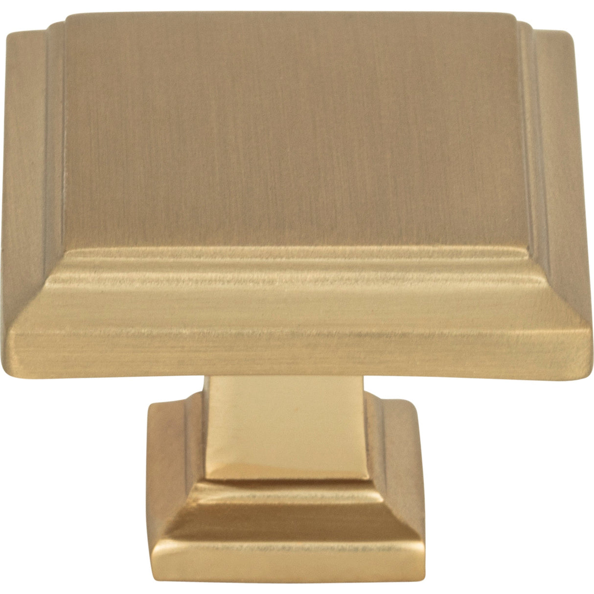 Atlas Homewares Sutton Place Square Knob 1 1/4 Inch Champagne