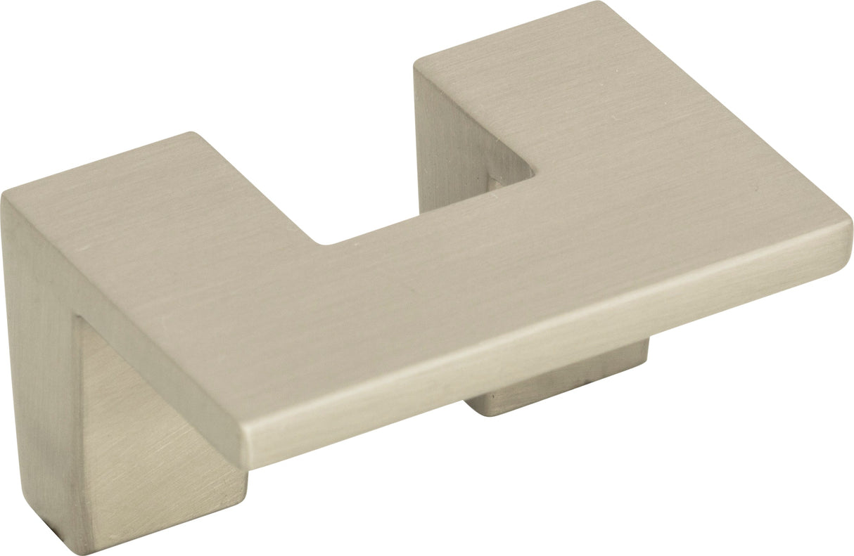 Atlas Homewares U Turn Knob 1 1/4 Inch (c-c) Brushed Nickel