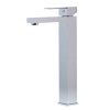 ALFI brand AB1129-PC Polished Chrome Tall Square Single Lever Bathroom Faucet