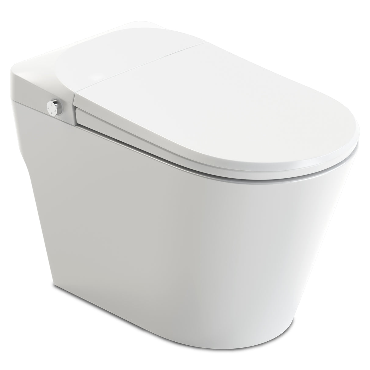 ENVO Echo Elongated Smart Toilet Bidet in White with Auto Open, Auto Close, Auto Flush, and Heated Seat