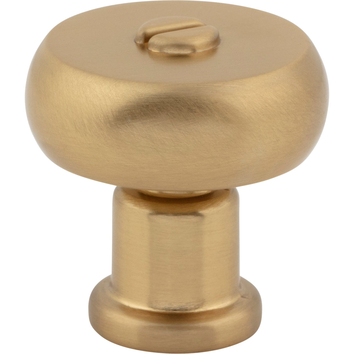 Atlas Homewares Everitt Knob 1 3/16 Inch Warm Brass