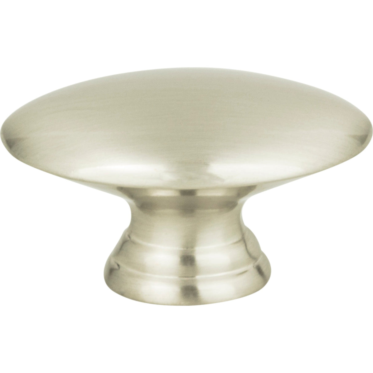 Atlas Homewares Egg Knob 1 1/2 Inch Brushed Nickel