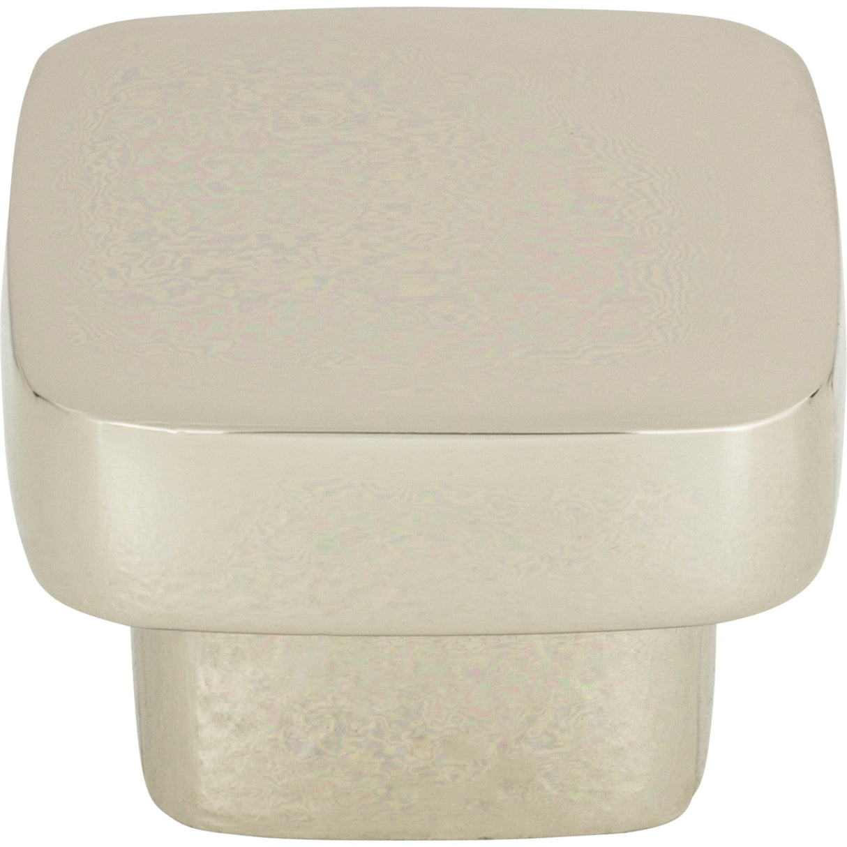 Atlas Homewares Chunky Square Knob Medium 1 7/16 Inch Polished Nickel