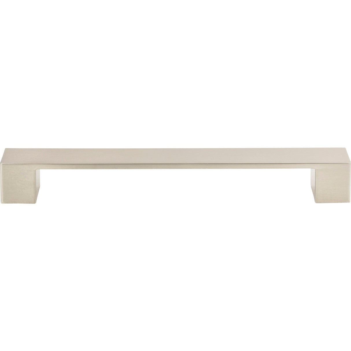 Atlas Homewares Wide Square Pull 7 9/16 Inch (c-c) Brushed Nickel