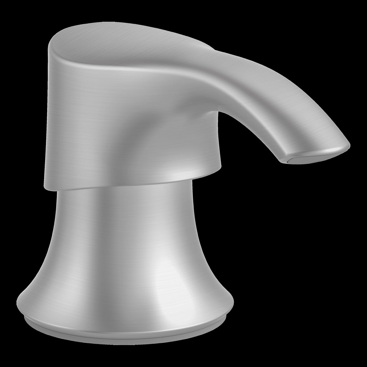 Pfister Transitional Round Soap Dispenser with SoloTilt in Stainless Steel