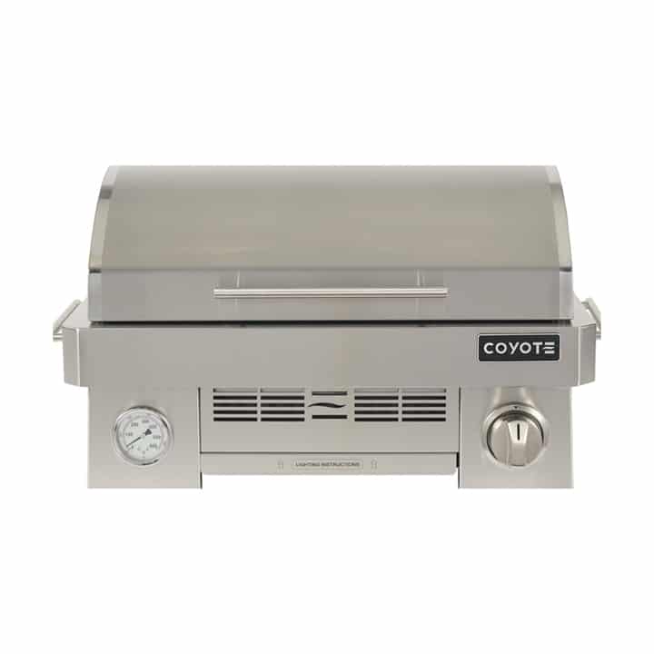 Coyote C1PORTLP 25" Portable Gas Grill, 1 Burner, Ceramic, Liquid Propane, Stainless Steel - image 3