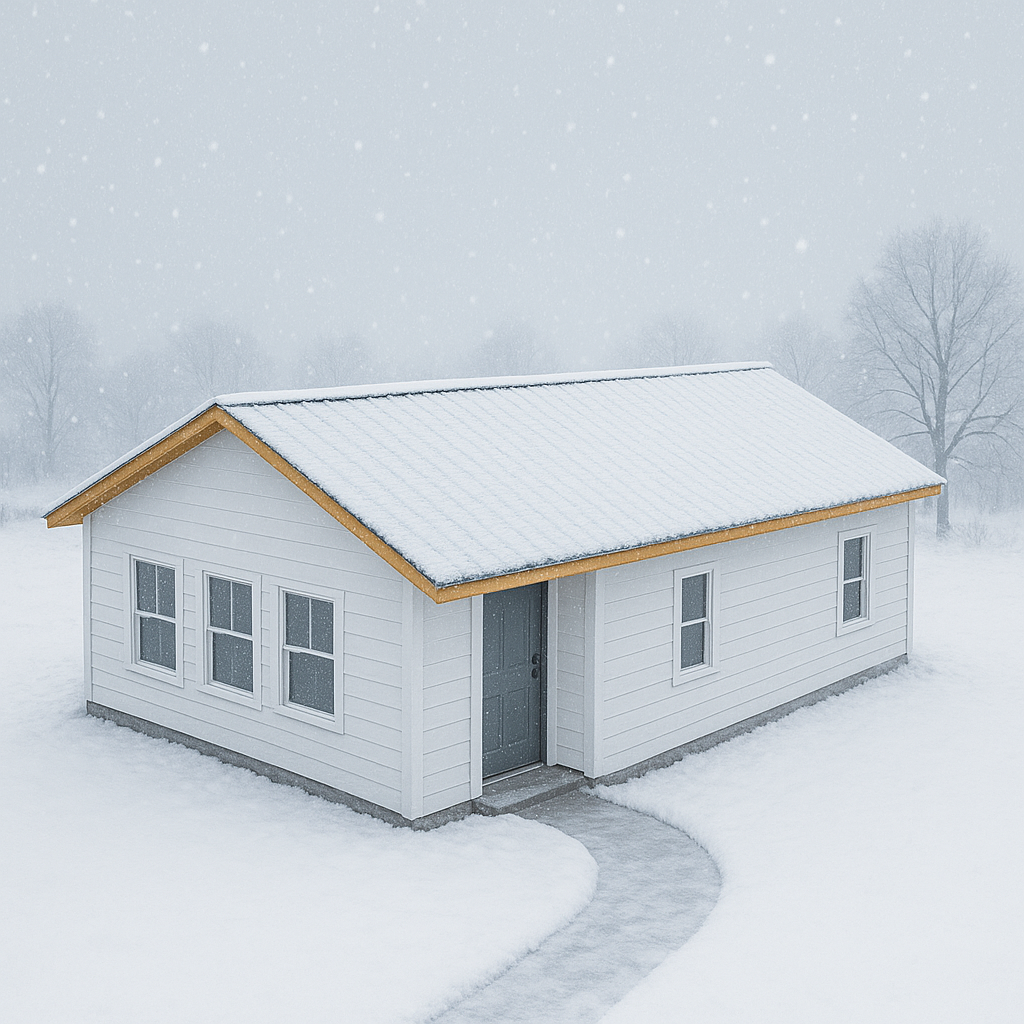 AbodeMOD ADU Shell | Modern 2 Bedroom, 1 Bath – 560 Sq Ft | Made from ThermaSteel