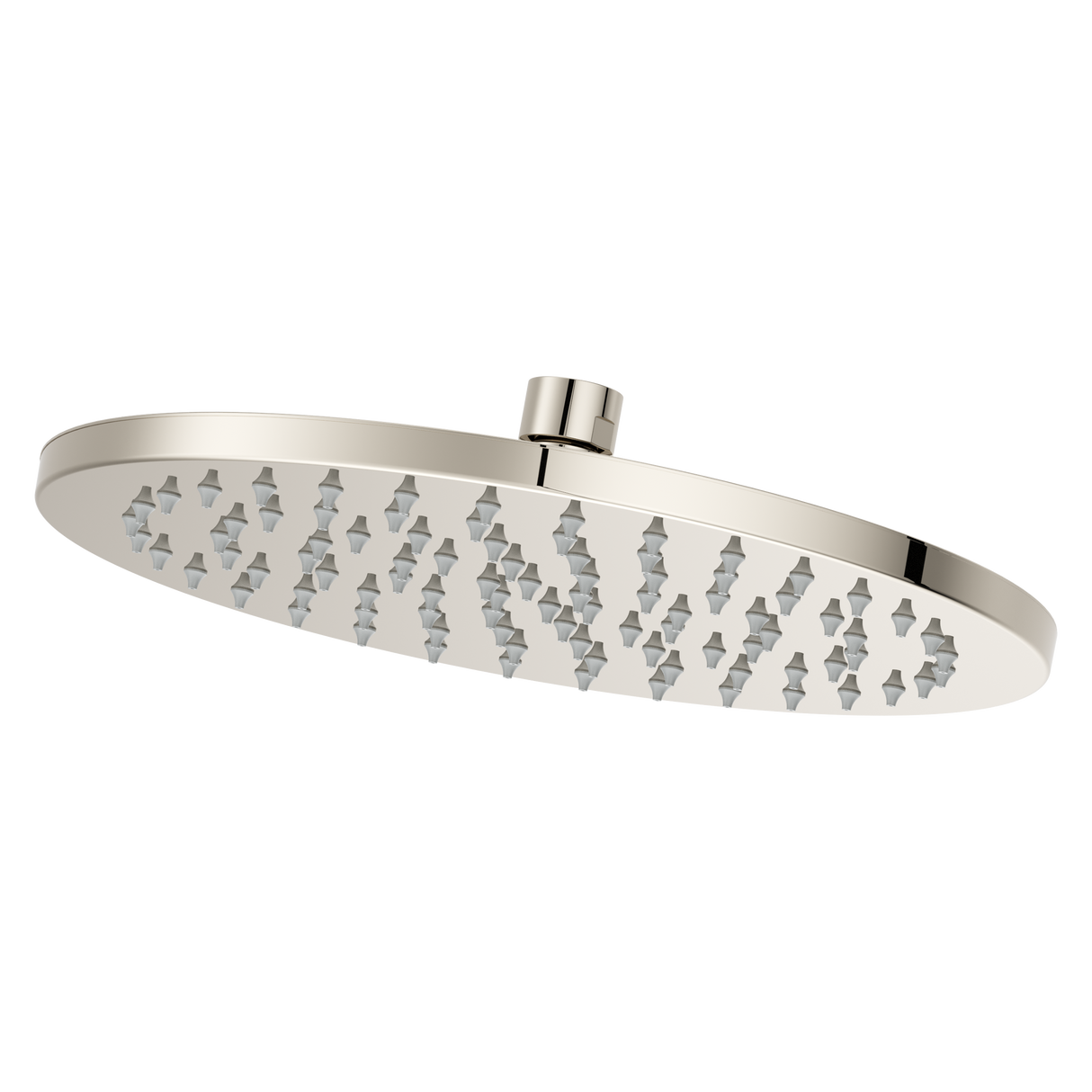 Modern Round 10 in. Raincan Showerhead in Polished Nickel