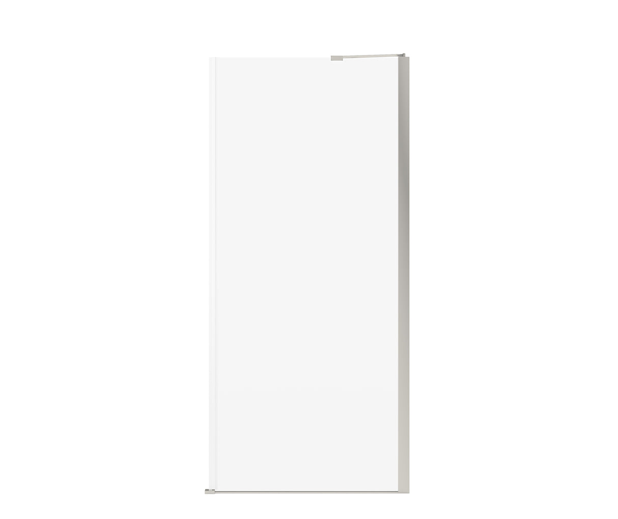 MAAX 139583-900-305-000 Reveal Sleek 71 Return Panel for 36 in. Base with Clear glass in Brushed Nickel
