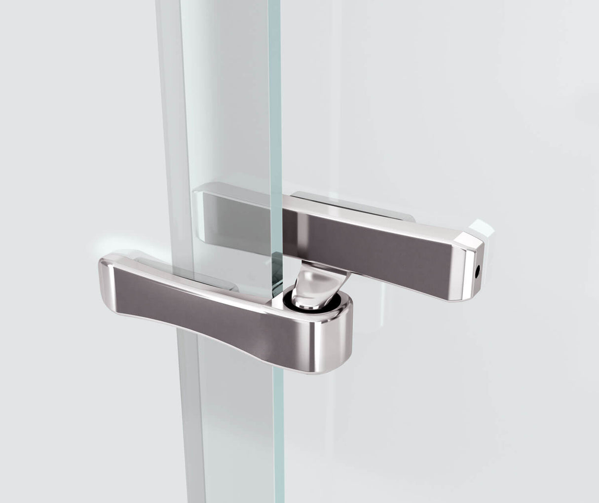 MAAX 136672-900-084-000 Reveal 71 56-59 x 71 ½ in. 8mm Pivot Shower Door for Alcove Installation with Clear glass in Chrome