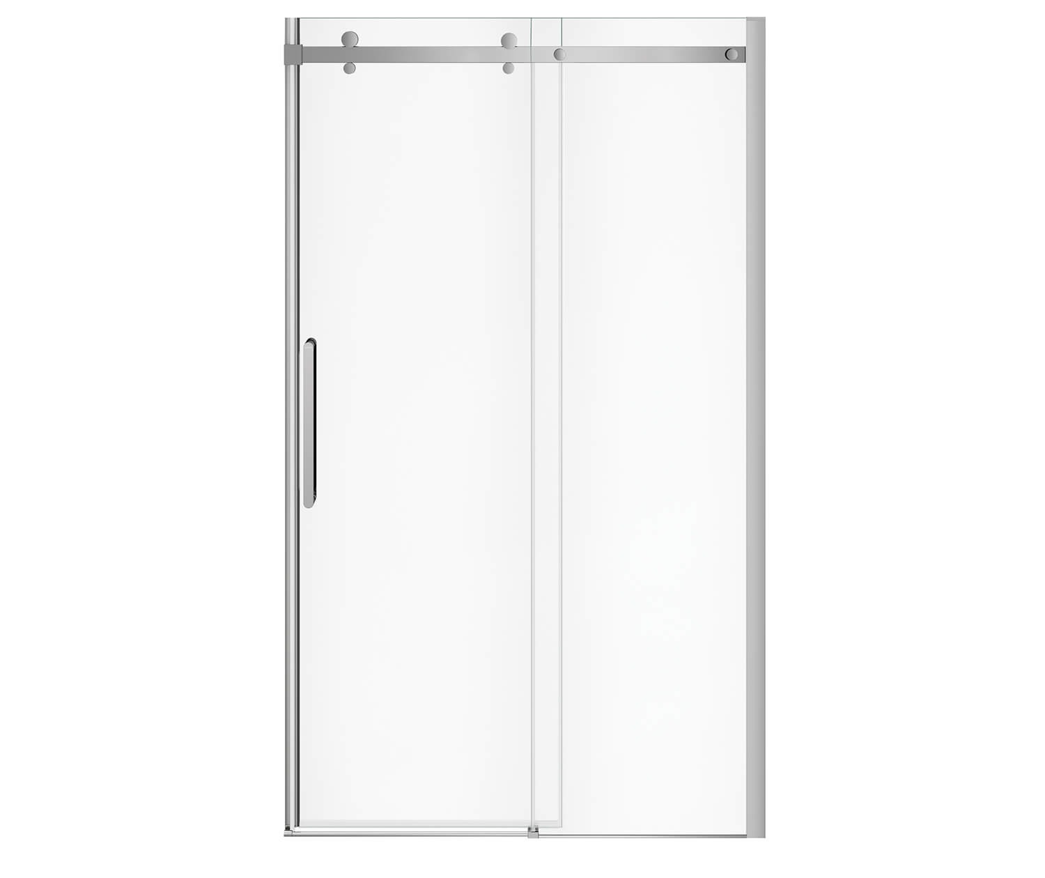 MAAX 138950-900-084-000 Halo Pro 44 ½-47 x 78 ¾ in. 8mm Sliding Shower Door for Alcove Installation with Clear glass in Chrome