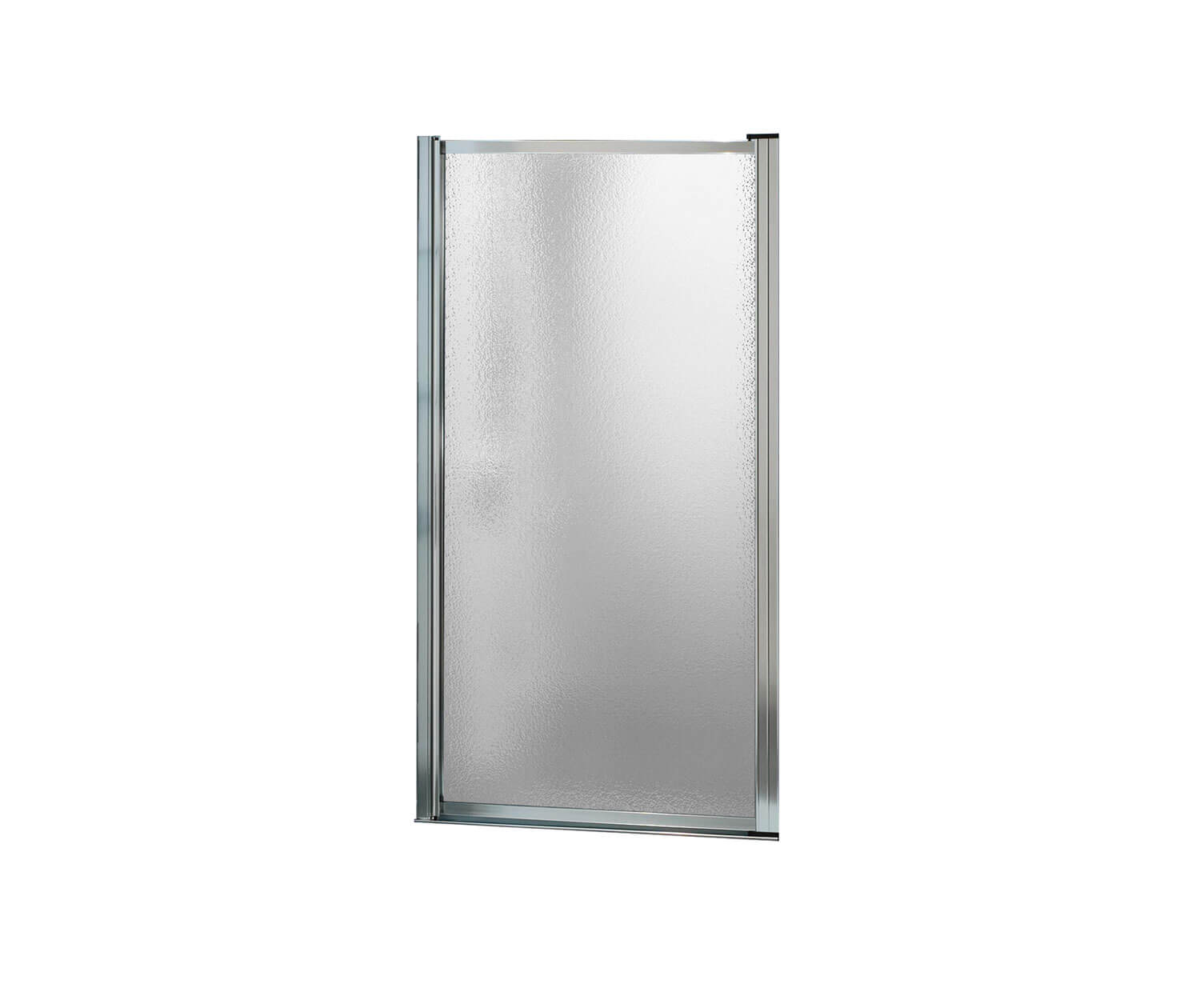 MAAX 136635-970-084-000 Pivolok 27-28 ¾ x 64 ½ in. Pivot Shower Door for Alcove Installation with Raindrop glass in Chrome
