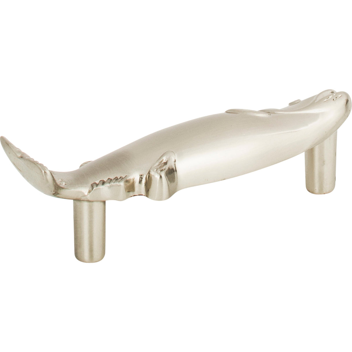 Atlas Homewares Fish Pull 3 Inch (c-c) Brushed Nickel