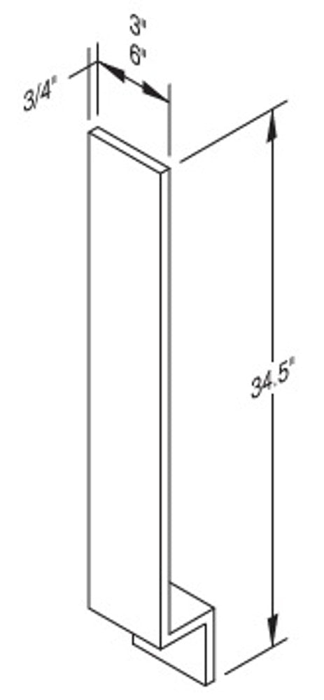 Cab-Tec Shaker White Kitchen Cabinet - SW-BF3