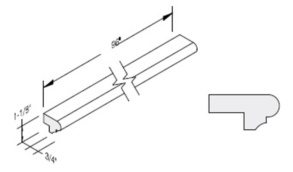 Cab-Tec Shaker White Kitchen Cabinet - SW-CLR