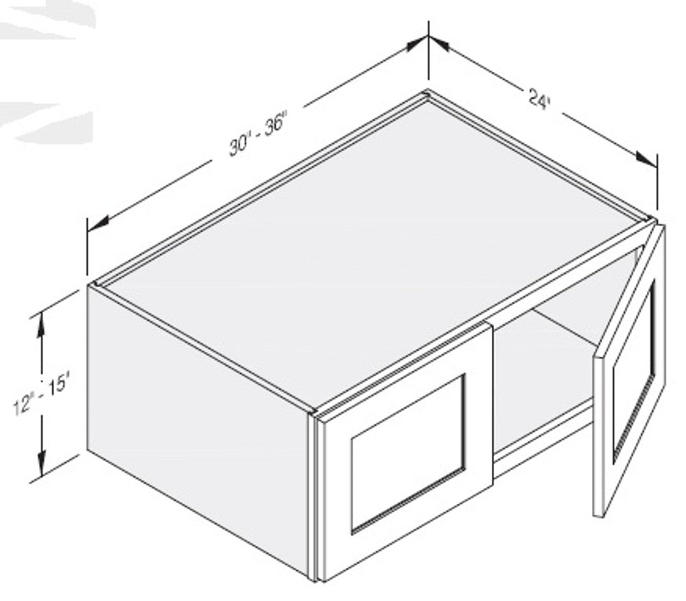 Cab-Tec Shaker Caramel Kitchen Cabinet - SC-W331524