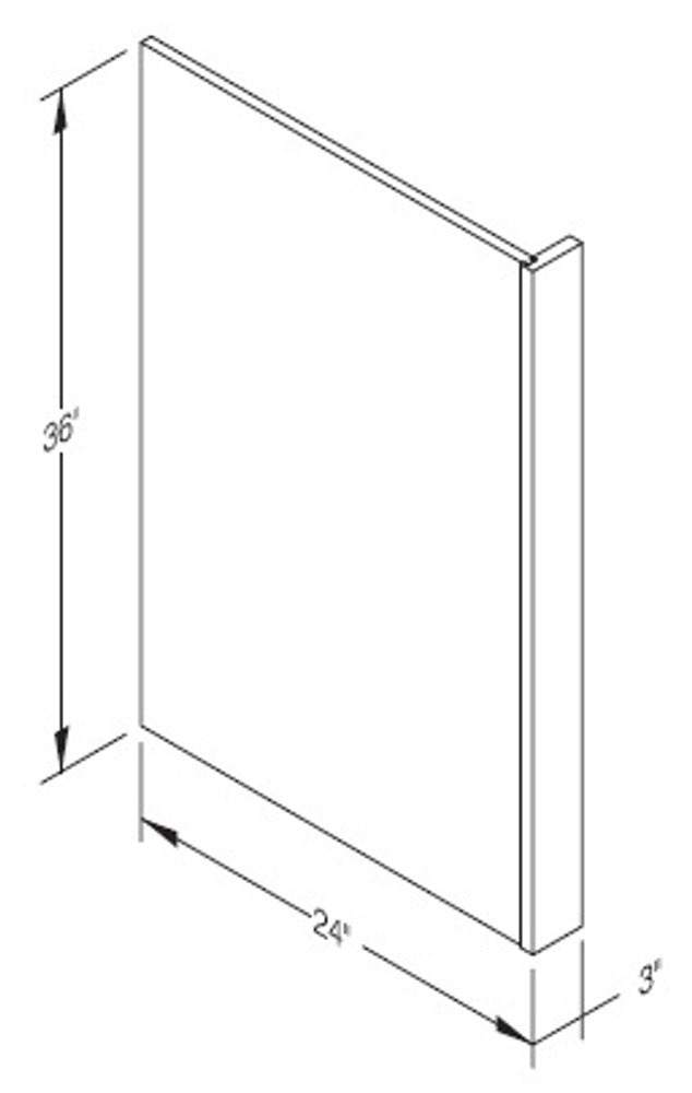 Cab-Tec Shaker Grey Kitchen Cabinet - SG-DWR36