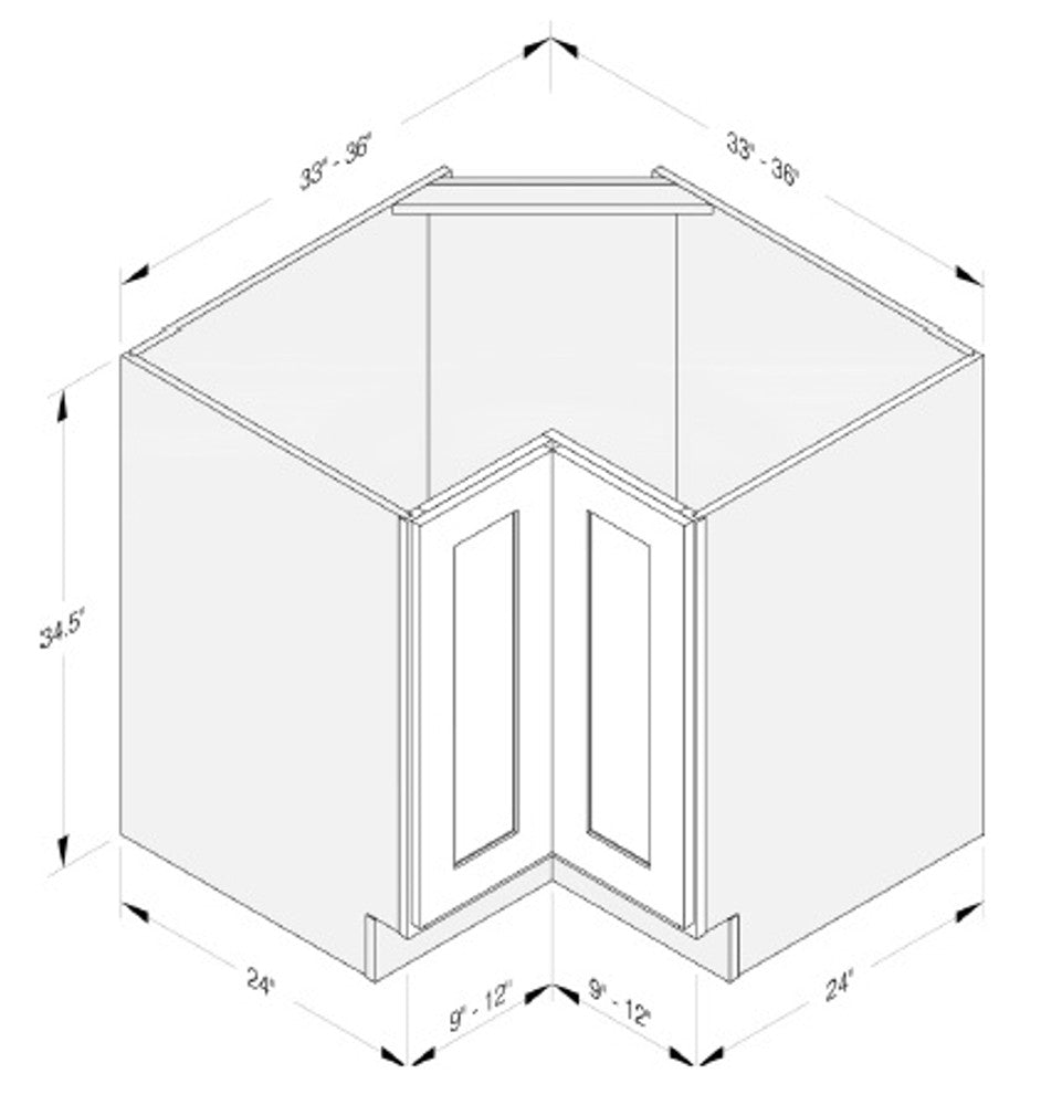 Cab-Tec Shaker Grey Kitchen Cabinet - SG-BER33