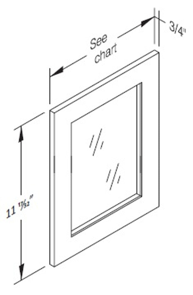 Cab-Tec Shaker Caramel Kitchen Cabinet - SC-W3012GD