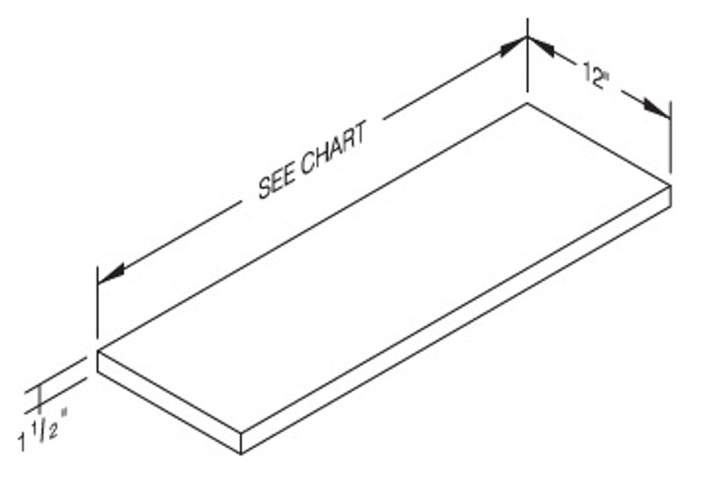 Cab-Tec Shaker Grey Kitchen Cabinet - SG-PNL1236