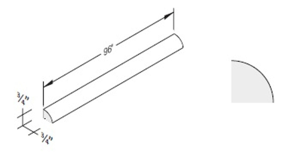Cab-Tec Shaker White Kitchen Cabinet - SW-QRM8