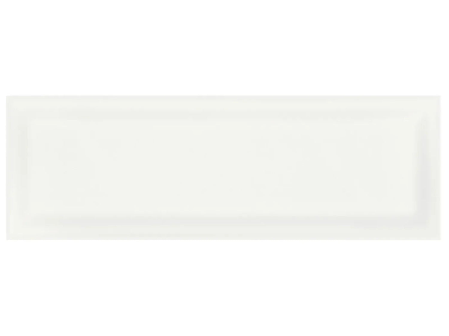 Anatolia Tile 4 X 12 Soho Canvas White Beveled Glossy Glazed Ceramic Wall Tile 4000-0173-0 Canvas White 4x12 Beveled - premium natural stone mosaic tile from Anatolia Tile, available at PoshHaus showroom in Keene, NH