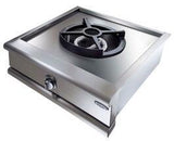 Capital 24-Inch Precision Series Wok Module Cooktop with 1 Burner, Cast Iron Grates in Stainless Steel (GRT24WK)