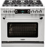 Capital 36" Connoisseurian Series Freestanding Dual Fuel Range with 5.4 cu. ft. Electric Oven in Stainless Steel (CSB362G2) Ranges Capital Natural Gas 6 Sealed Burners 