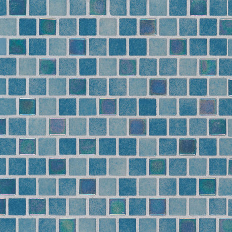Carribean reef 11.81X11.81 glass mesh mounted mosaic tile SMOT-GLSB-CARREF4MM product shot multiple tiles close up view