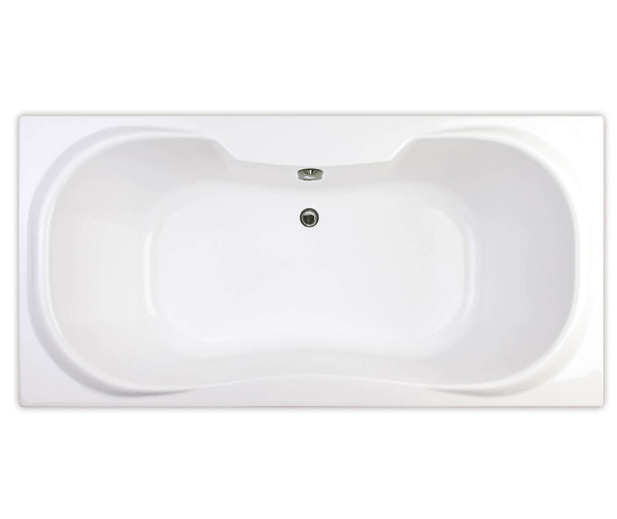 MAAX 101227-107-001-000 Cambridge 72 x 36 Acrylic Drop-in Center Drain Hydrosens Bathtub in White
